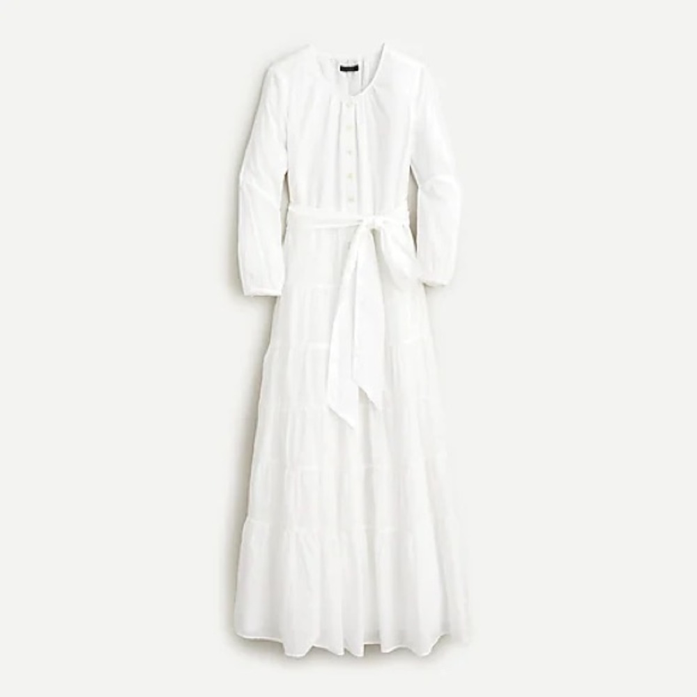 J crew sleeved maxi dress